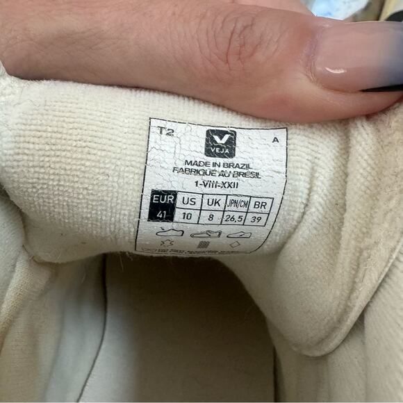 Veja Women's Minotaur Bastille High top sneakers Size 10 Preppy - Picture 4 of 11